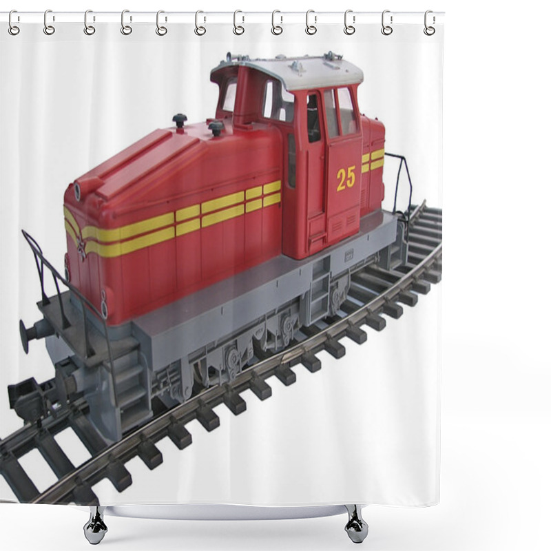 Personality  Locomotive Shower Curtains