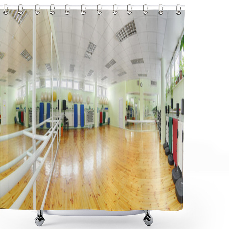 Personality  Modern European Sport Gym Without People Shower Curtains