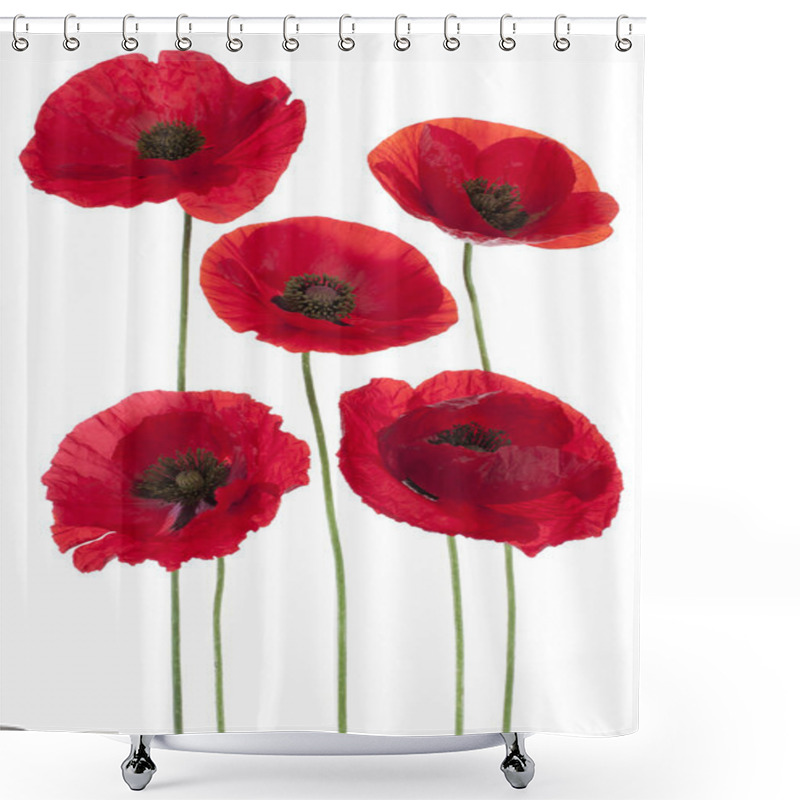 Personality  Poppy Shower Curtains