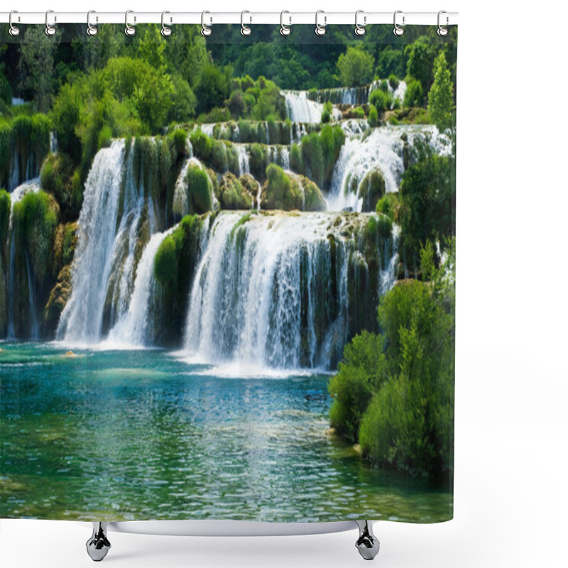 Personality  Waterfall Shower Curtains