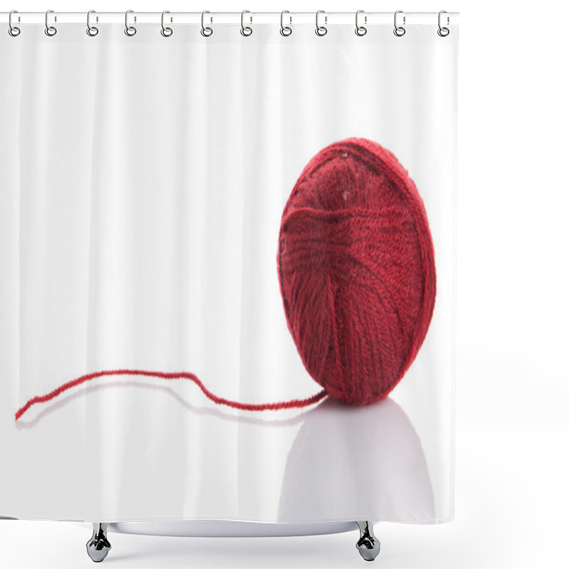 Personality  Ball Of Knitting Yarn Shower Curtains