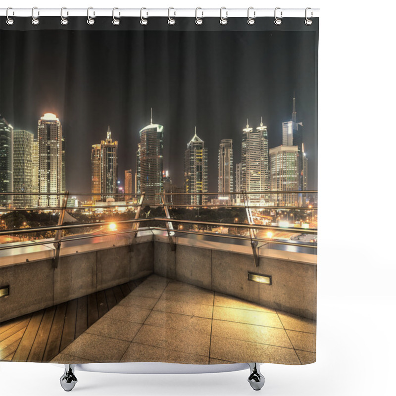 Personality  The Top Of The Platform Shower Curtains