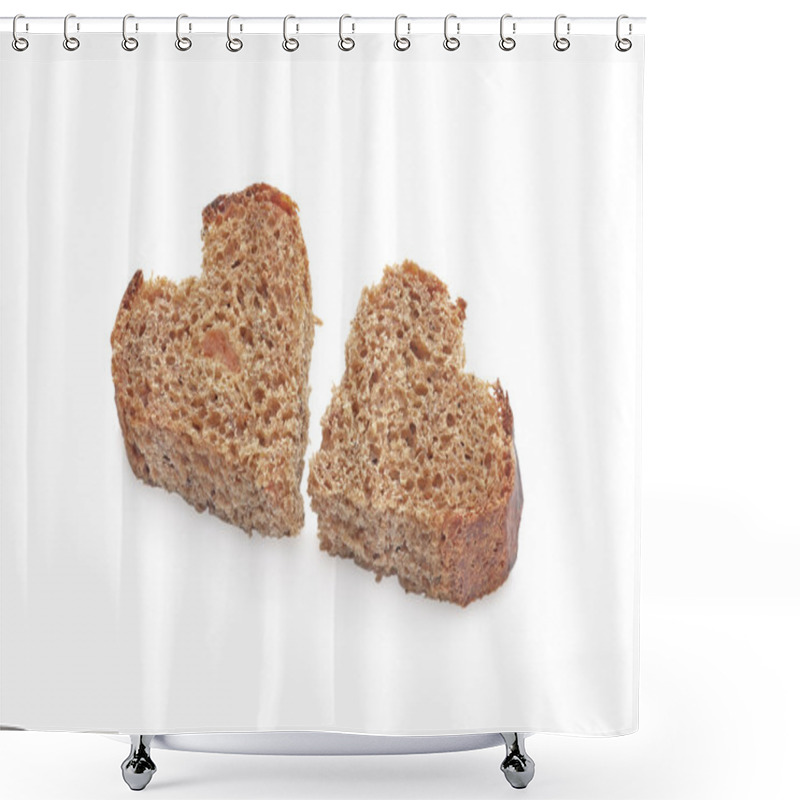 Personality  Sliced Bread Shower Curtains