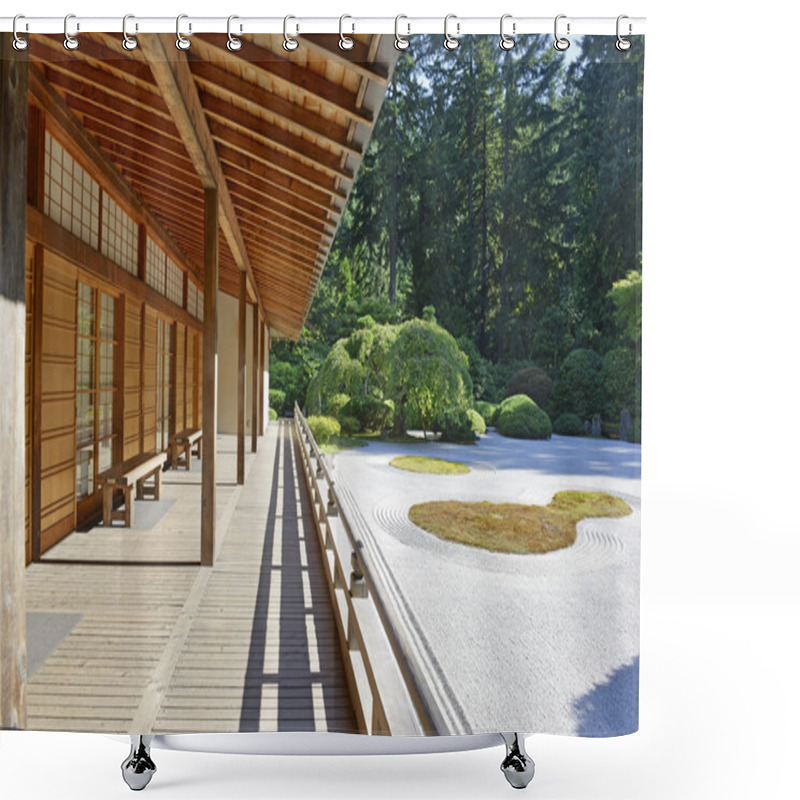 Personality  Japanese Garden Landscape Shower Curtains