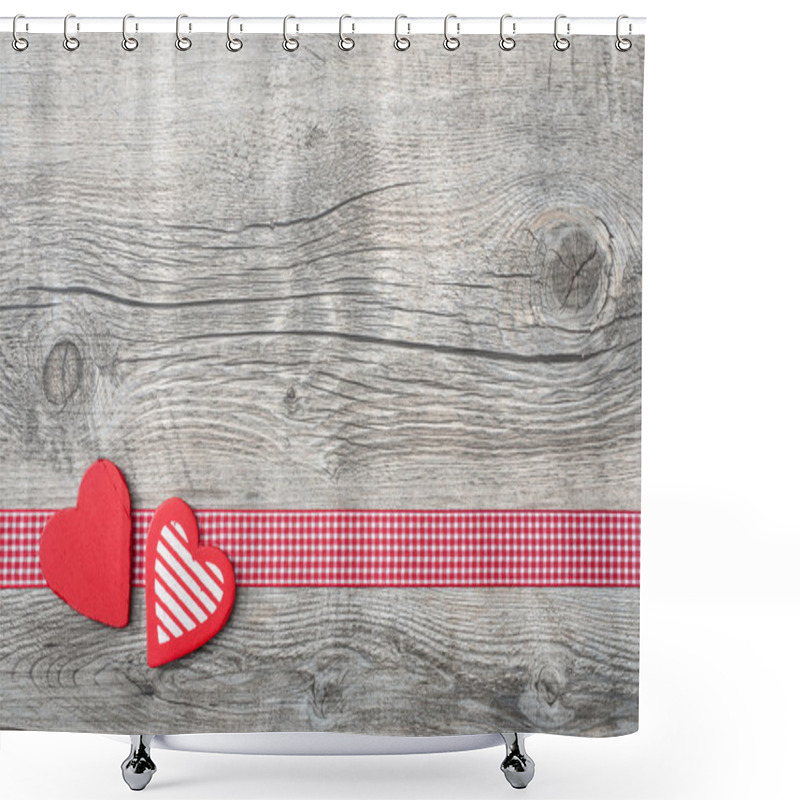 Personality  Valentines Day Background Shower Curtains