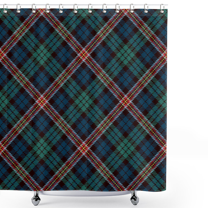 Personality  Plaid Tartan Seamless Pattern Background  Shower Curtains