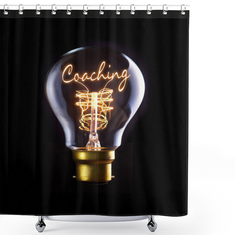 Personality  Coaching Concept Shower Curtains