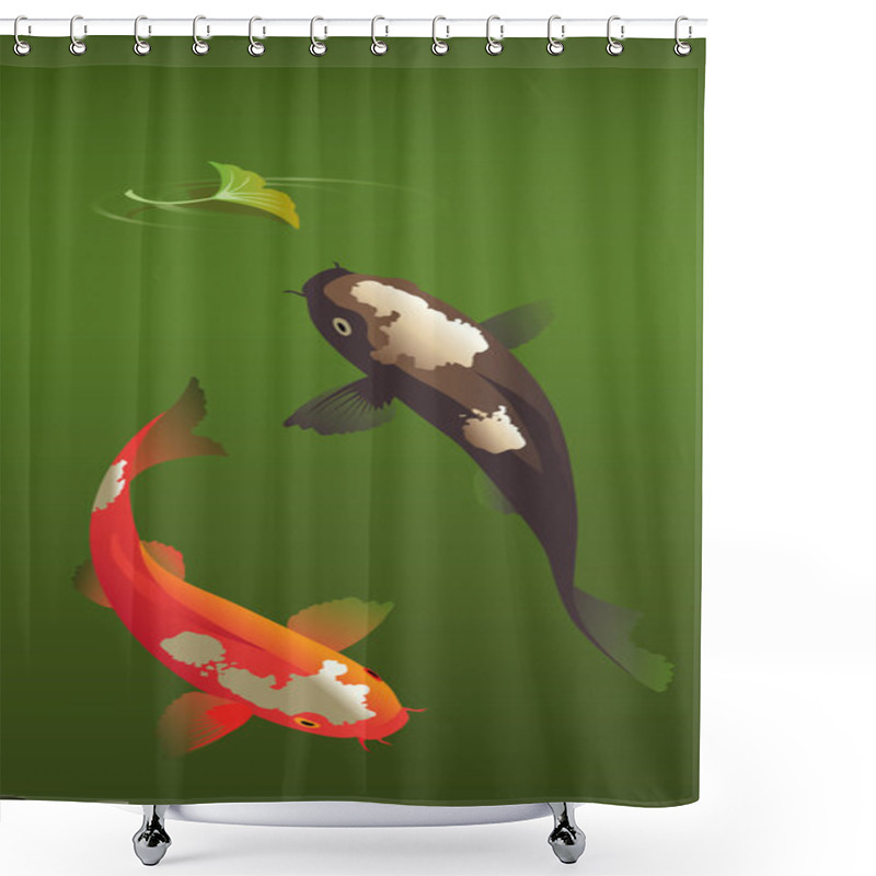 Personality  Koi Carp Shower Curtains