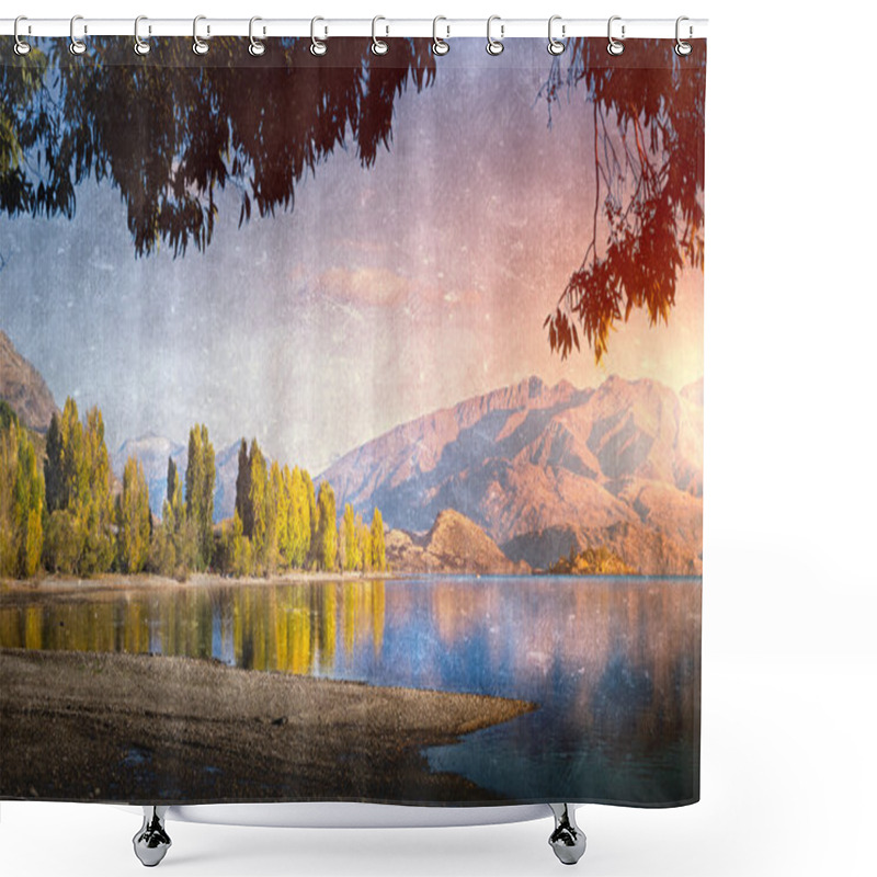 Personality  Natural Landscape Shower Curtains