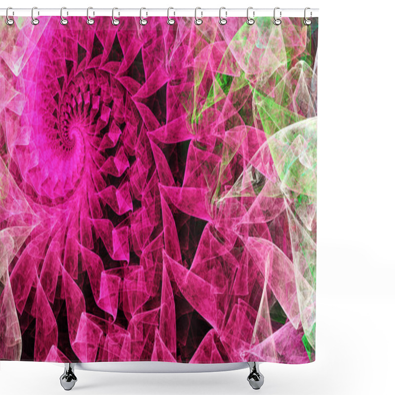 Personality  Time Spiral. Kaleidoscope Of Consciousness. Shower Curtains