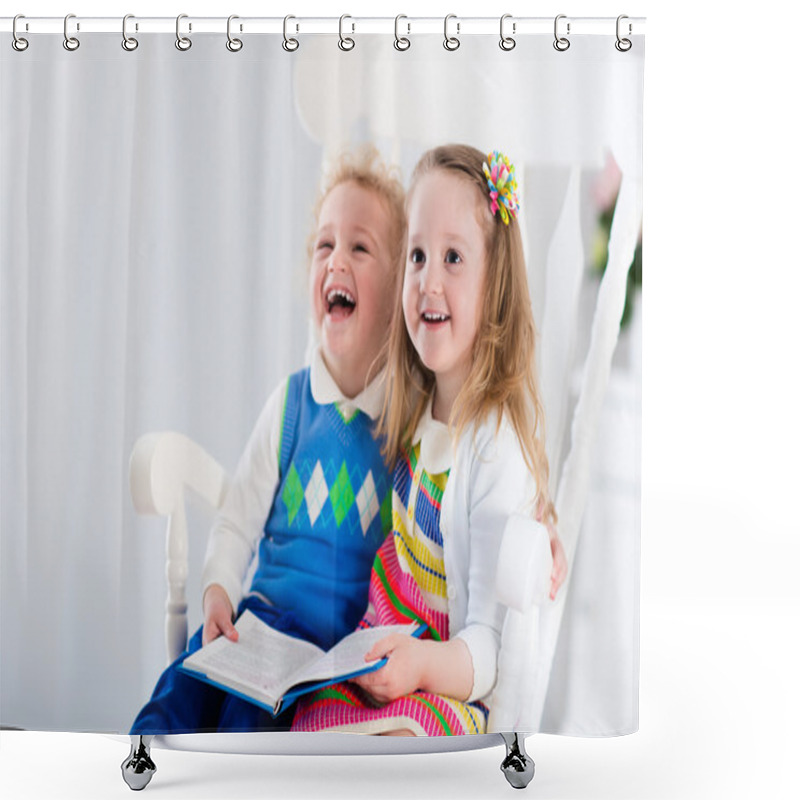 Personality  Kids Reading A Book Shower Curtains