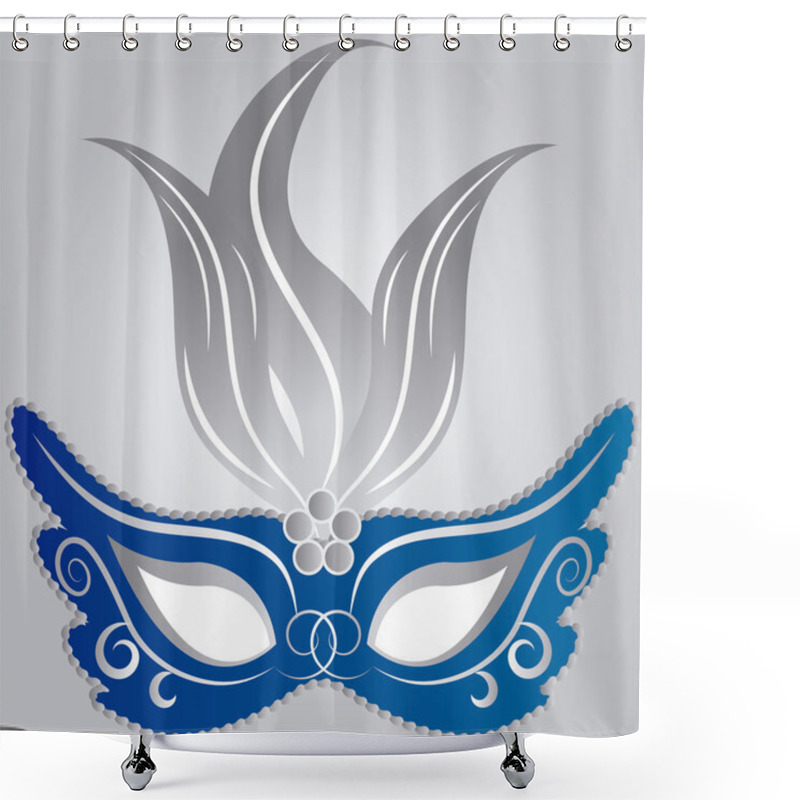 Personality  Carnival Mask Shower Curtains