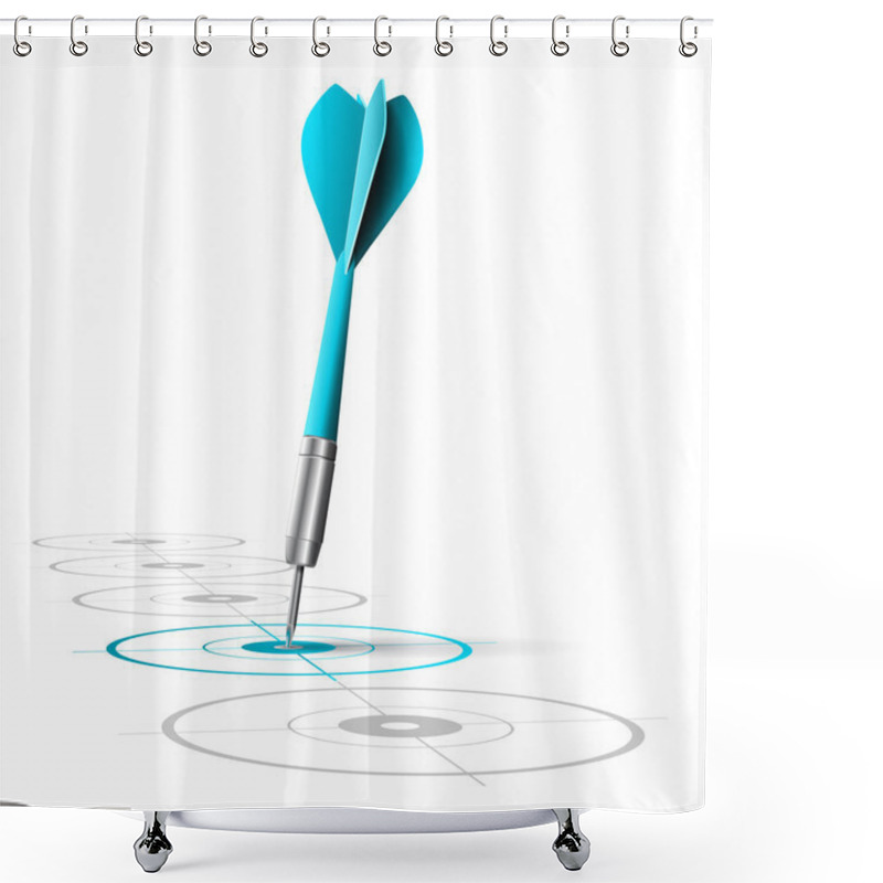 Personality  Coaching Concept, Competitivity Shower Curtains