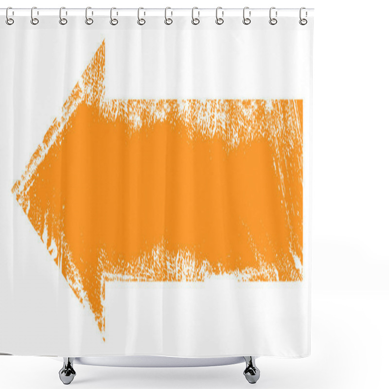 Personality  Grunge Abstract Arrow Vector Shower Curtains