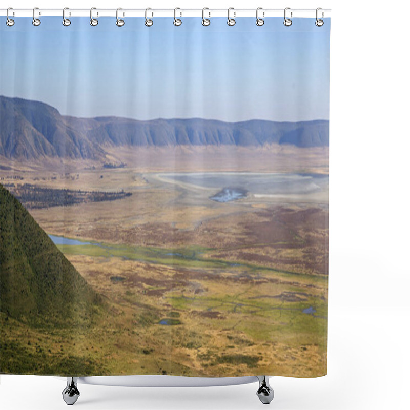 Personality  Ngorongoro Crater View Shower Curtains