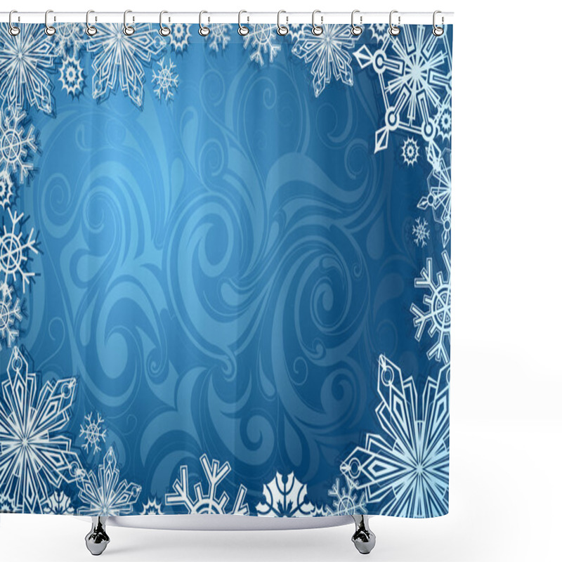 Personality  Christmas Abstraction Shower Curtains