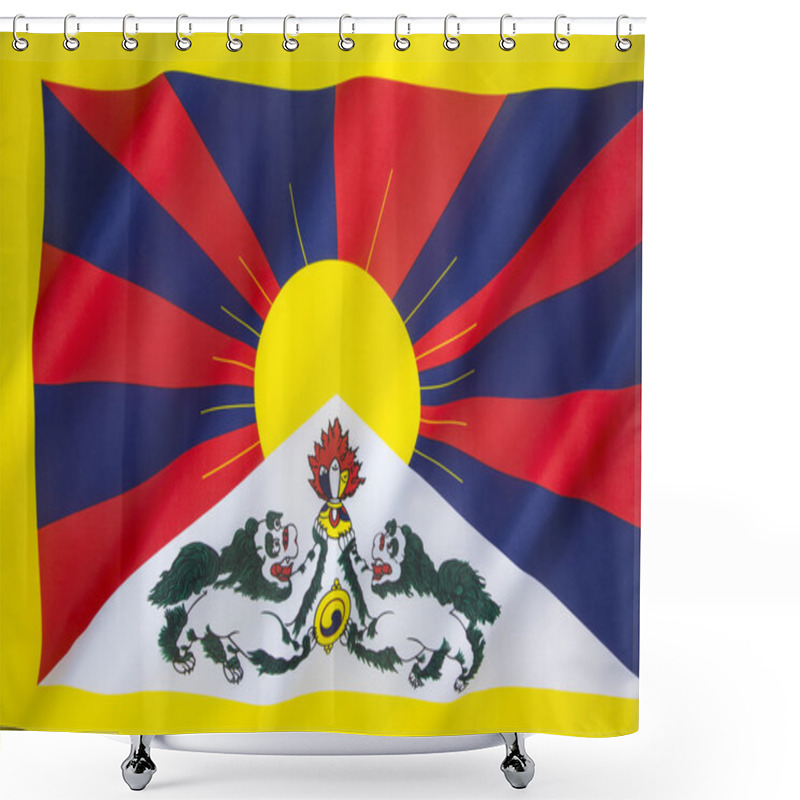 Personality  Free Tibet Flag - Tibetan Flag Shower Curtains