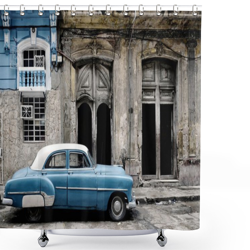 Personality  Old Cars In Havana, Cuba  Shower Curtains