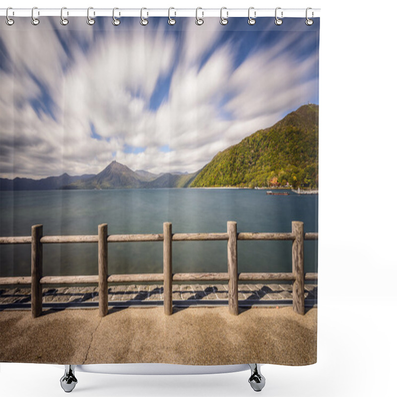 Personality  Lake Shikotsu, Japan Shower Curtains