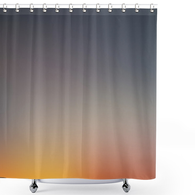 Personality  Realistic Blurred Sunset Or Sunrise Sky Shower Curtains