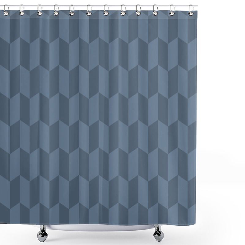 Personality  Seamless Chevron Pattern In Retro Style. Shower Curtains