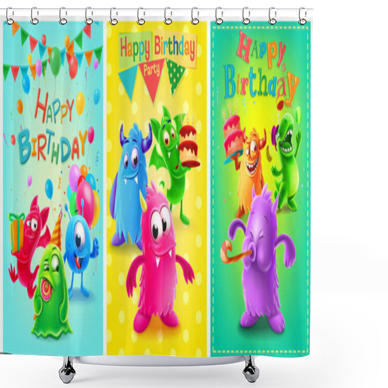 Personality  Birthday Party Invitation  Shower Curtains