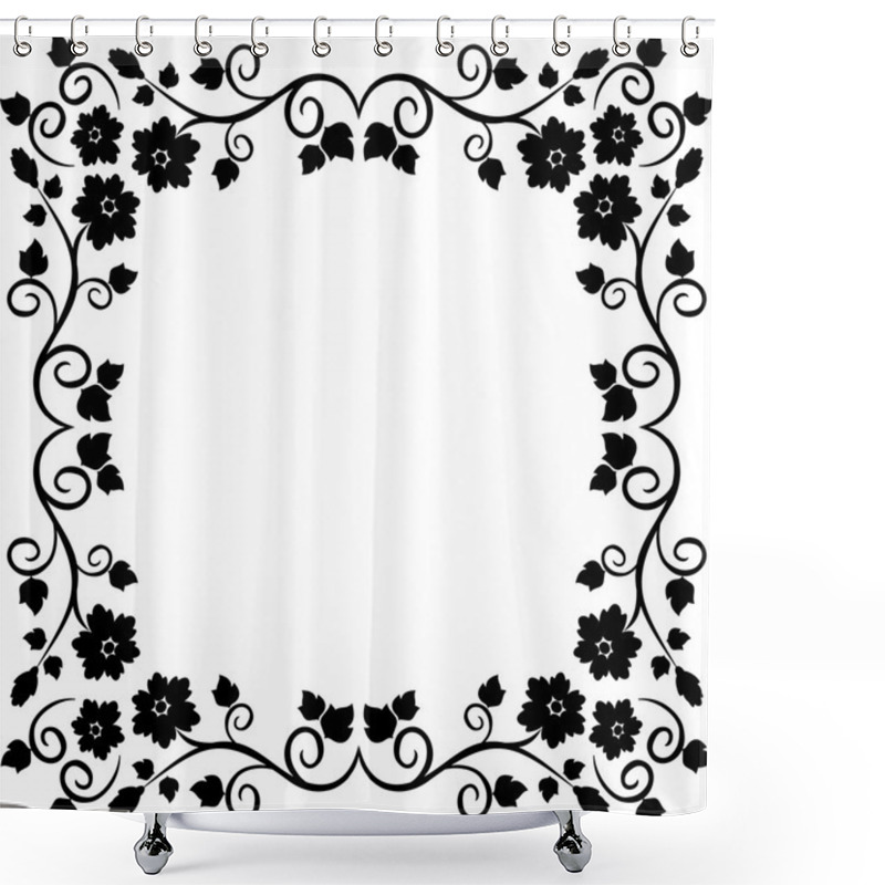 Personality  Design Frame Shower Curtains