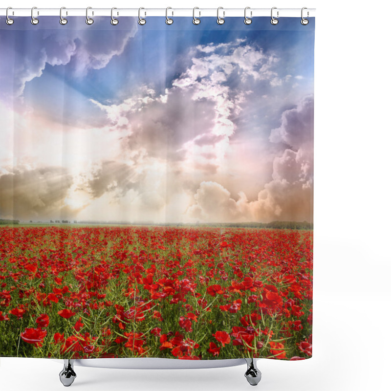 Personality  Landscape Shower Curtains