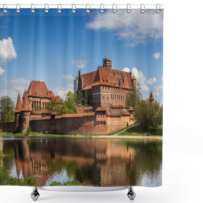 Personality  The Castle In Malbork Shower Curtains