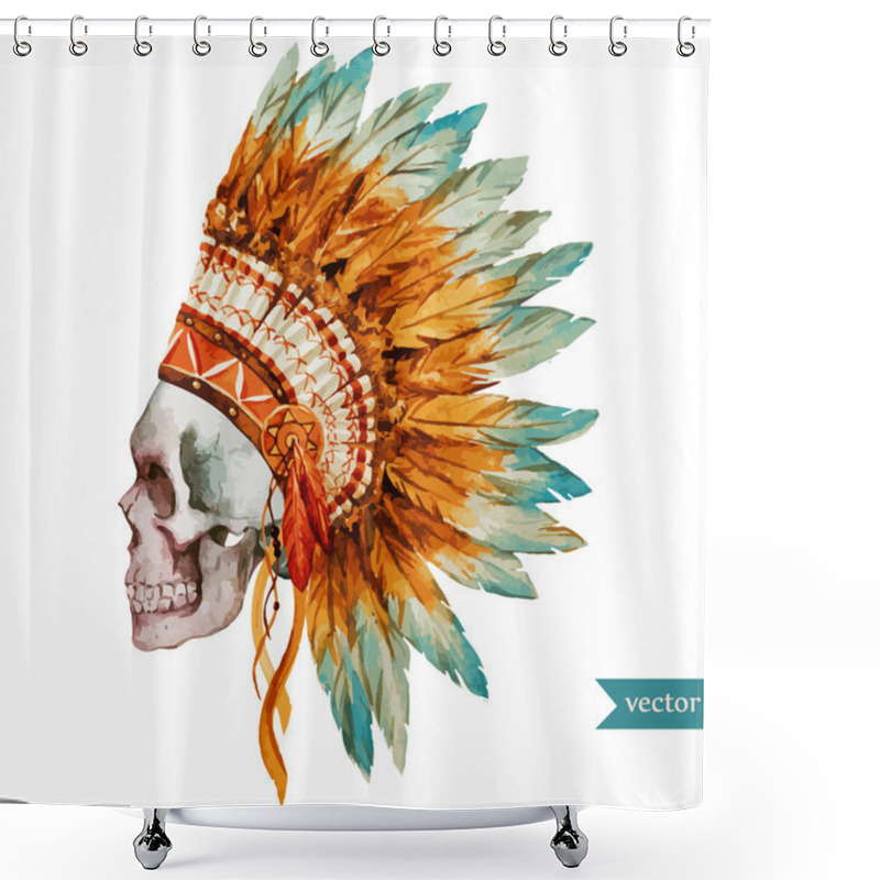 Personality  Ethnic Skull Shower Curtains