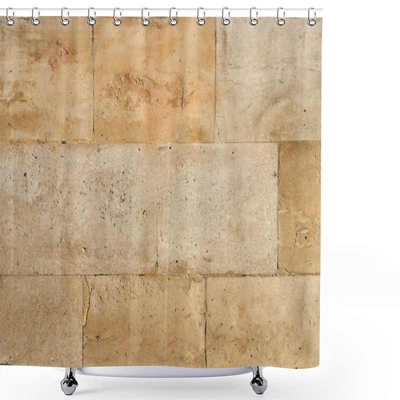 Personality  Stone Blocks Shower Curtains