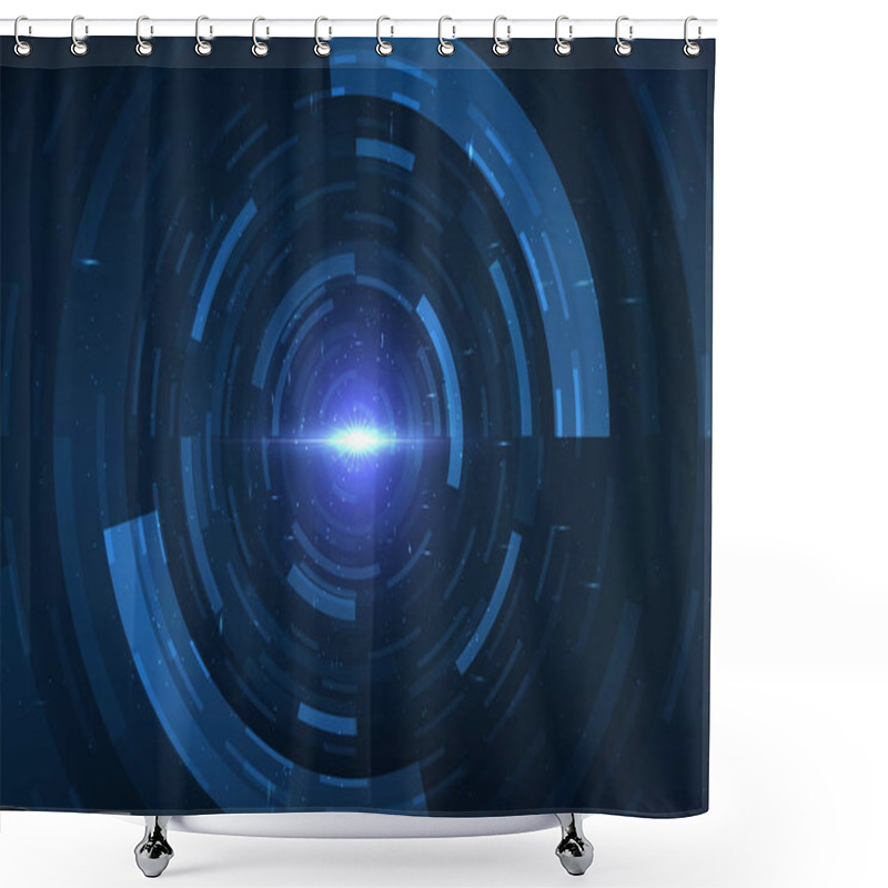 Personality  Abstract Time Travel Background Shower Curtains