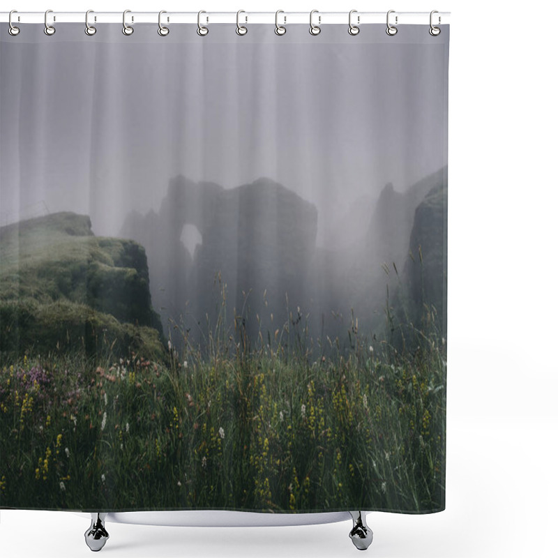 Personality  Grass Shower Curtains