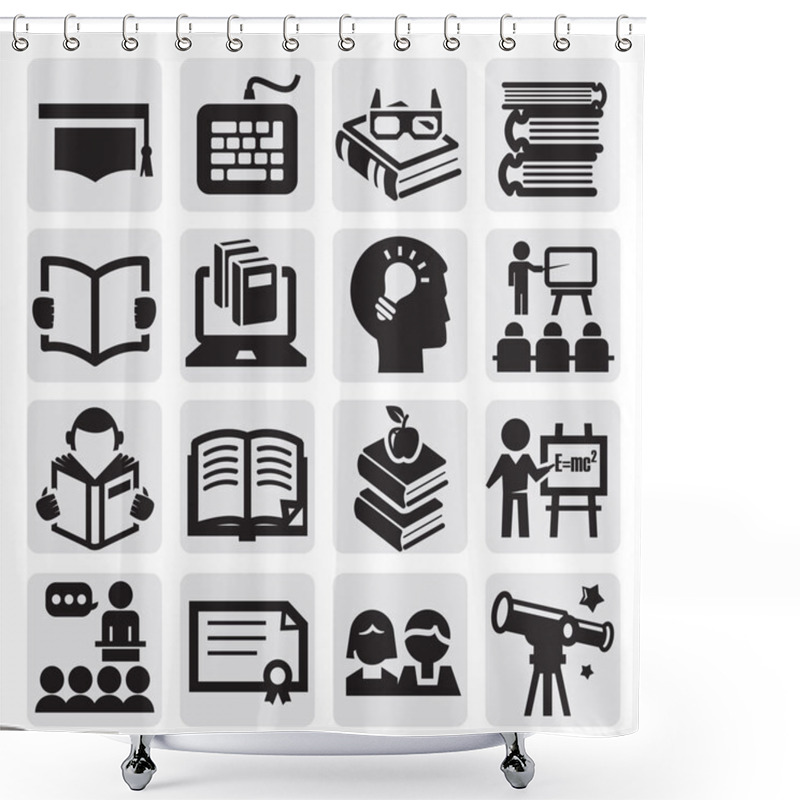 Personality  Higher Education Shower Curtains