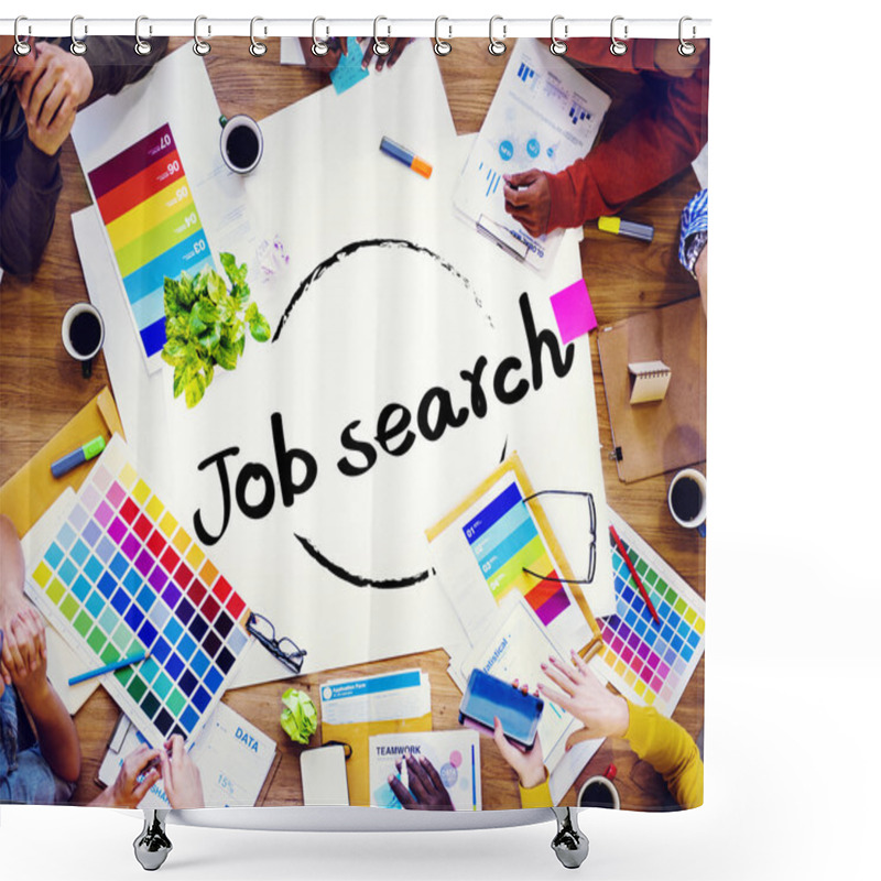 Personality  Job Search And Career Concept Shower Curtains