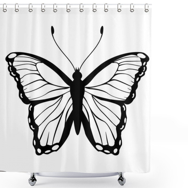 Personality  Butterfly Shower Curtains