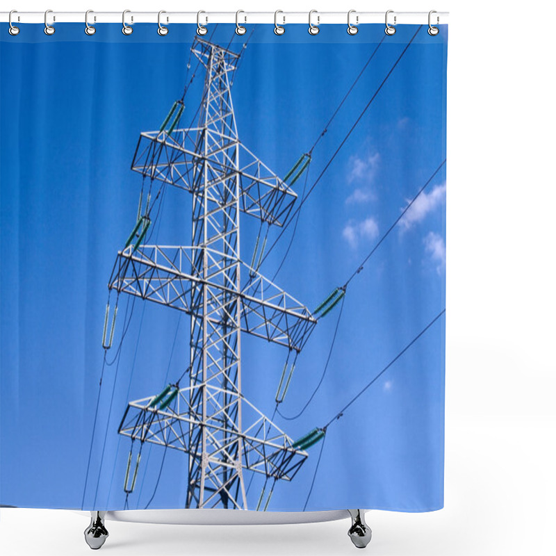 Personality  Power Transmission Shower Curtains