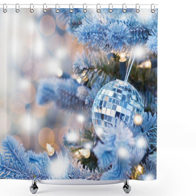 Personality  Christmas Decoration Shower Curtains