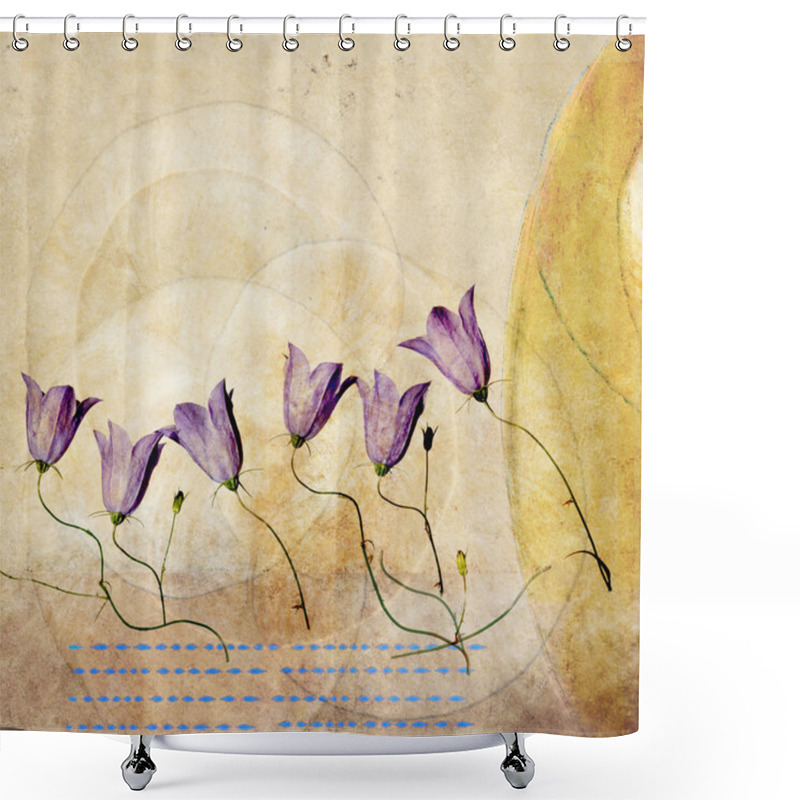 Personality  Floral Background And Design Element Shower Curtains