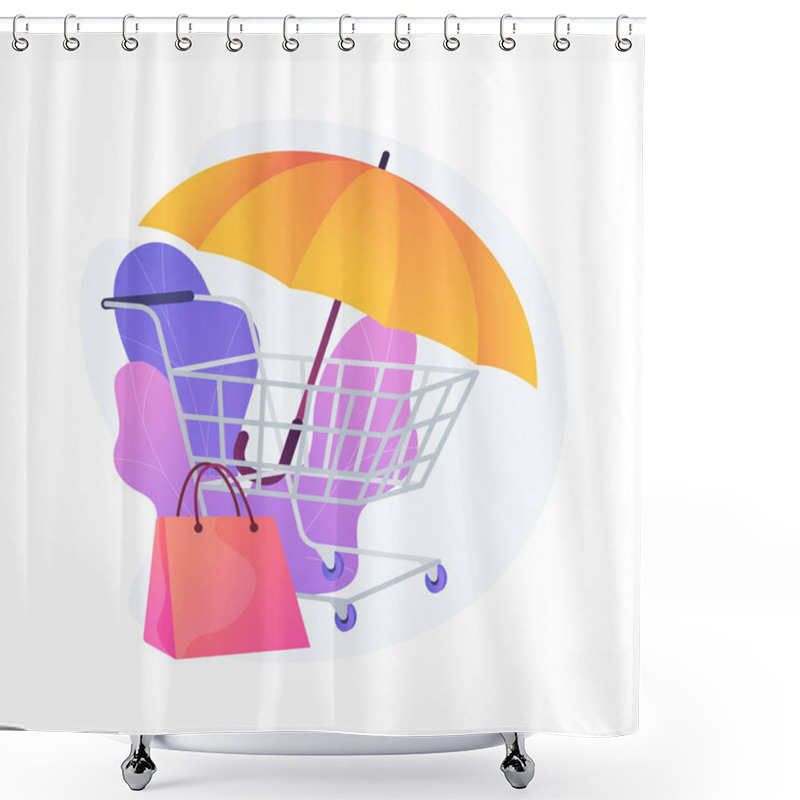 Personality  Consumer Protection Abstract Concept Vector Illustration. Shower Curtains