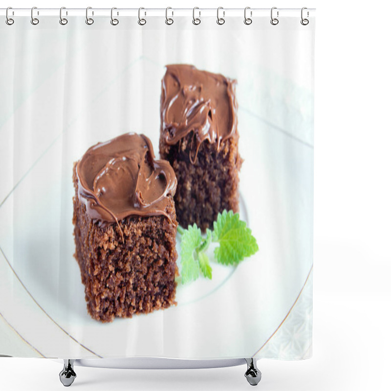 Personality  Chocolate Mini Cakes Shower Curtains