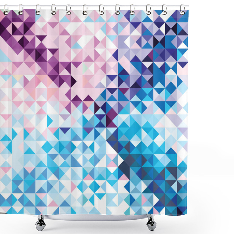 Personality  Geometric Background For Design Shower Curtains