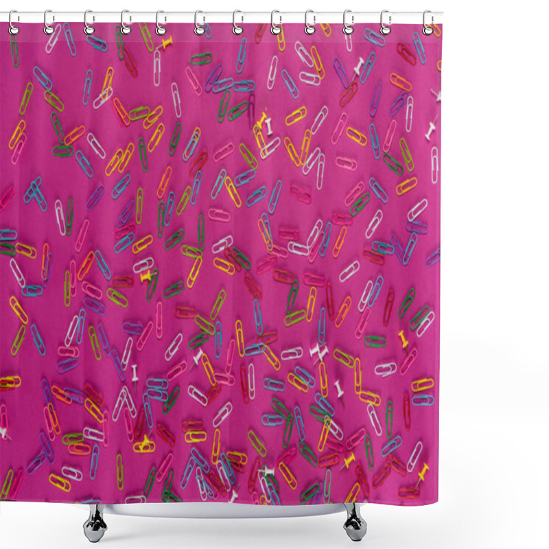 Personality  Composition Made Of Paperclips Shower Curtains