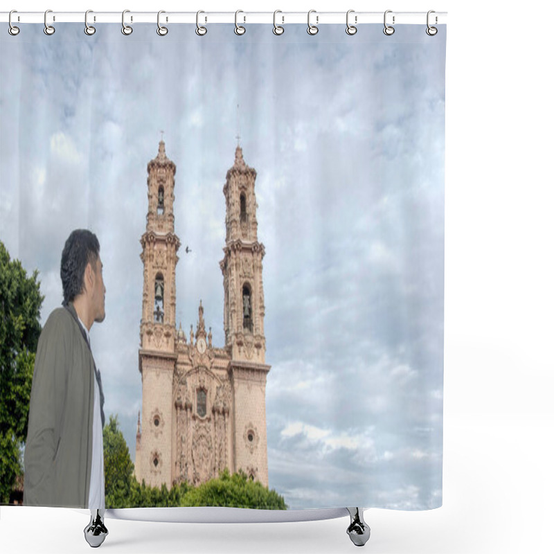 Personality  Exploring The Cascades At Pozas Azules In Atzala And Taxco, Guerrero Shower Curtains