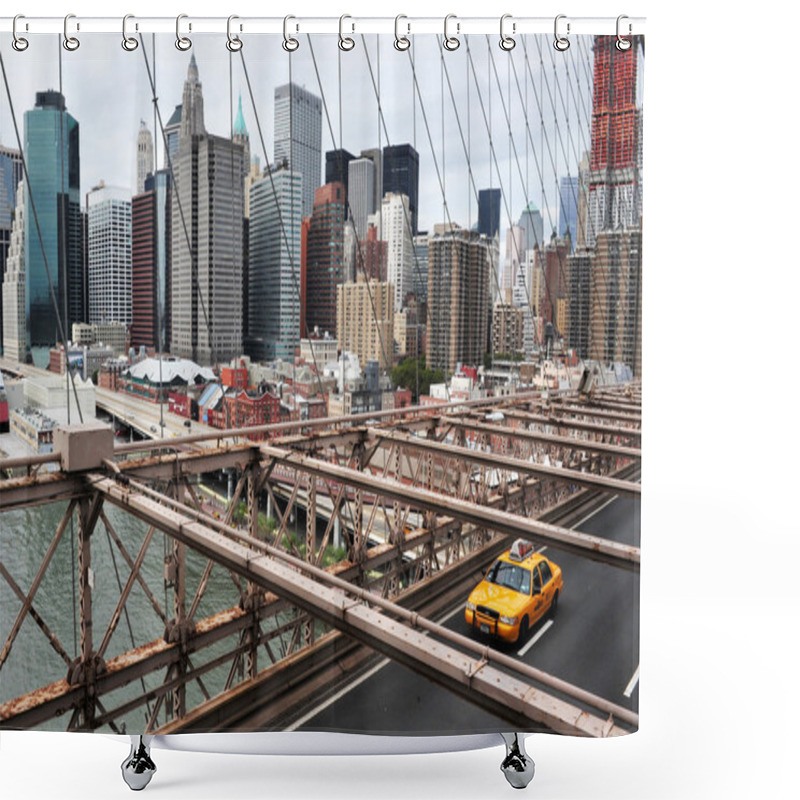 Personality  Travel Photos Of New York - Manhattan Shower Curtains