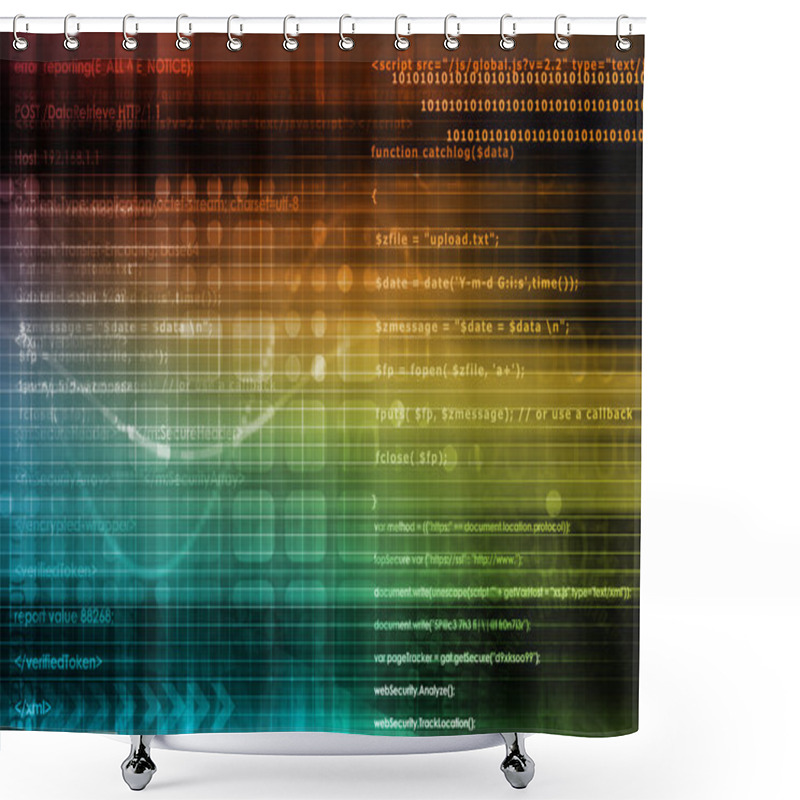 Personality  Data Analysis Shower Curtains