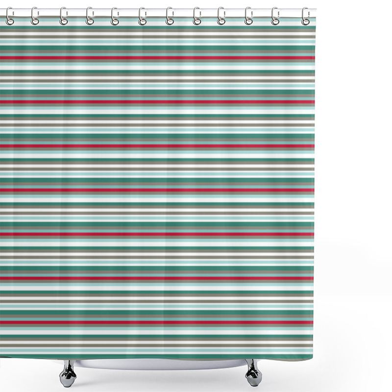 Personality  Striped Abstract Seamless Pattern Shower Curtains