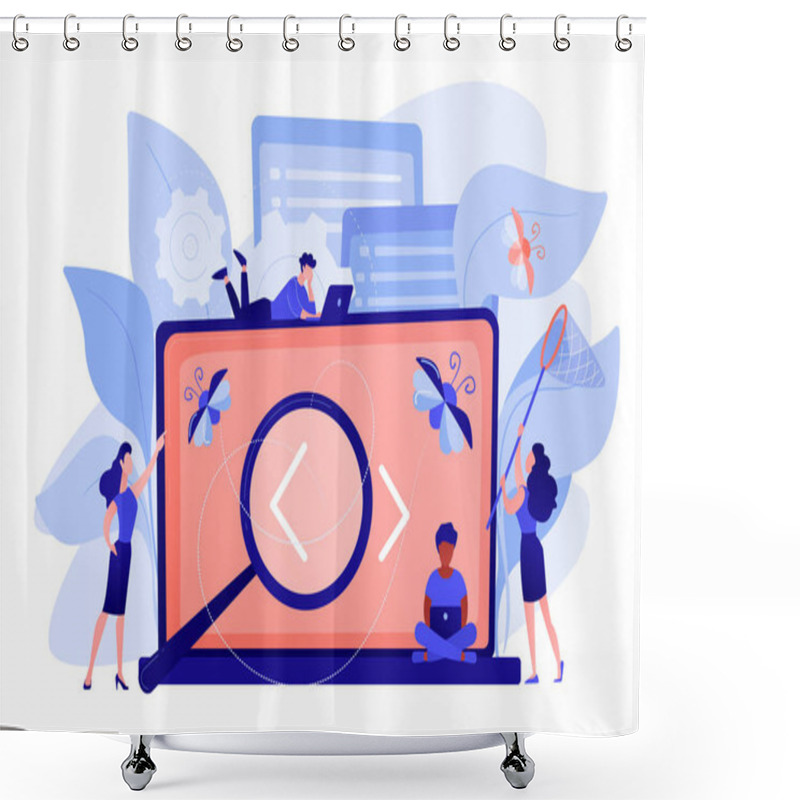 Personality  Software Testing It Concept Vector Illustration Shower Curtains