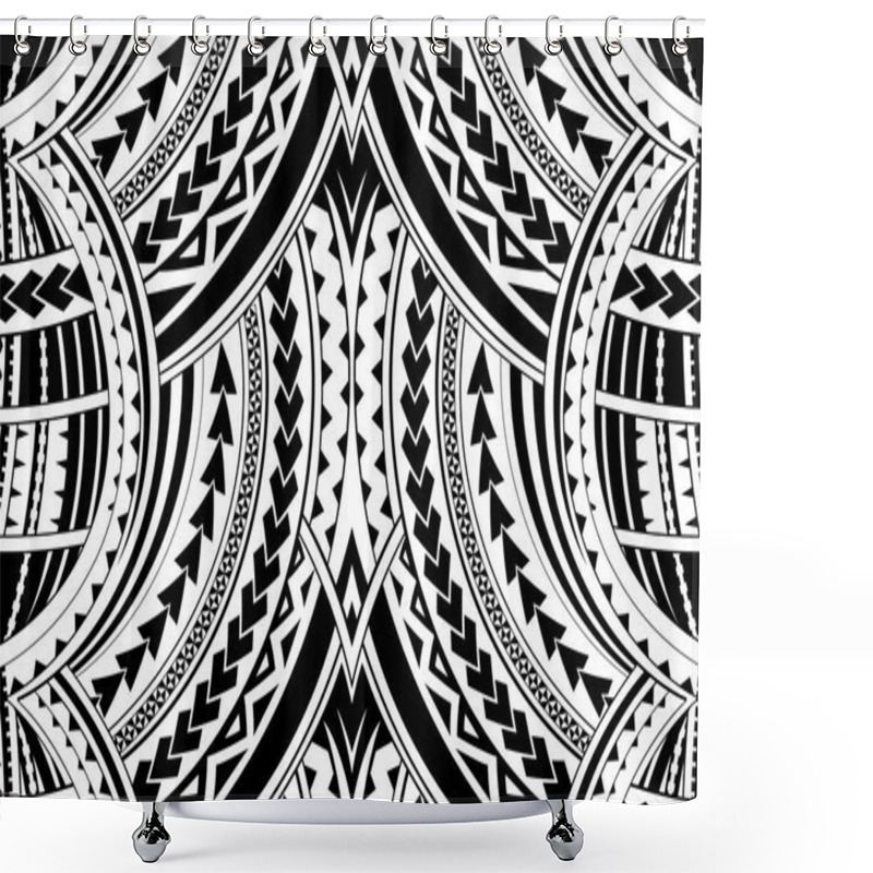 Personality  Samoa Style Ornament Shower Curtains