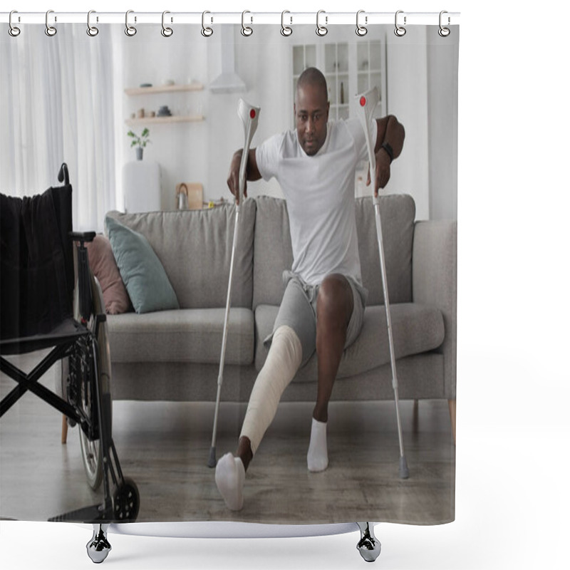 Personality  Bone Fracture After Incident, Treatment At Home, Recovery Shower Curtains